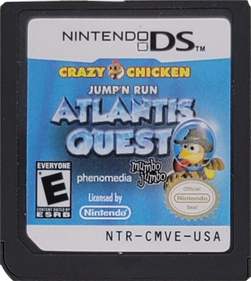 Crazy Chicken: Jump'n Run: Atlantis Quest - Cart - Front Image