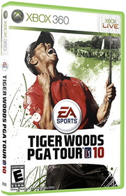 Tiger Woods PGA Tour 10 - Box - 3D Image