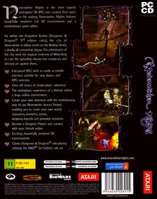 Neverwinter Nights - Box - Back Image