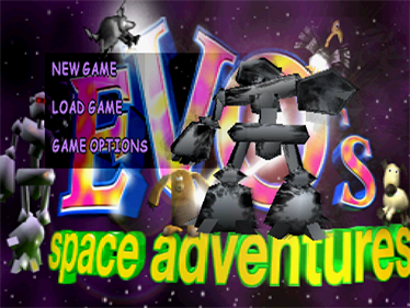 Evo's Space Adventures - Screenshot - Game Title Image