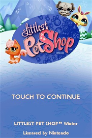 Littlest Pet Shop: Winter - Screenshot - Game Title Image