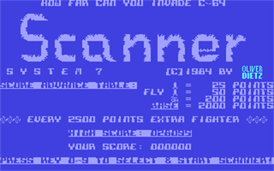 Scanner - Screenshot - Game Title Image