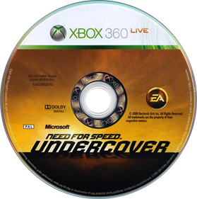 Need for Speed: Undercover - Disc Image