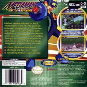 Mega Man Battle Network - Box - Back Image