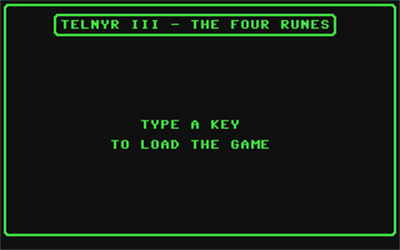 Telnyr III: The Four Runes - Screenshot - Game Title Image