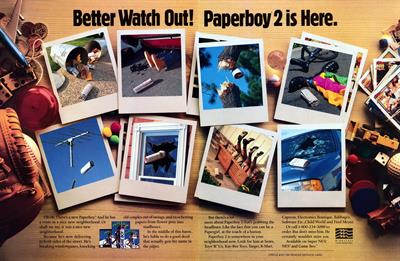 Paperboy 2 - Advertisement Flyer - Front Image