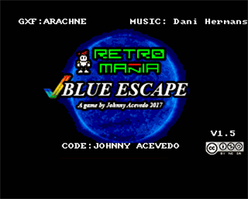 Blue Escape - Screenshot - Game Title Image