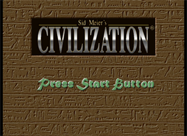 Sid Meier's Civilization: Shin Sekai Shichi Dai Bunmei - Screenshot - Game Title Image