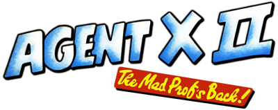 Agent X II: The Mad Prof's Back! - Clear Logo Image