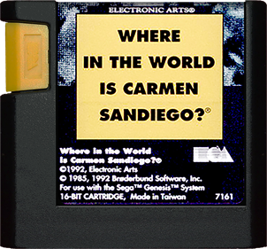 Where in the World is Carmen Sandiego? - Cart - Front Image