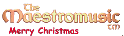The Maestromusic: Merry Christmas - Clear Logo