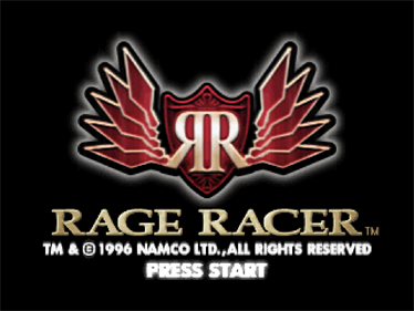 Rage Racer - Screenshot - Game Title Image