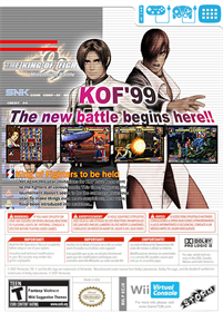 The King of Fighters '99 - Box - Back Image