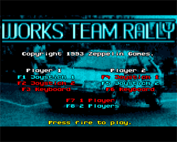 Works Team Rally - Screenshot - Game Title Image