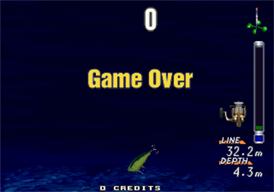 Sea Bass Fishing - Screenshot - Game Over Image
