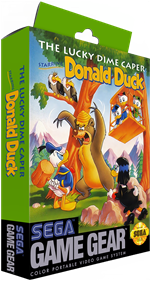 The Lucky Dime Caper Starring Donald Duck - Box - 3D Image