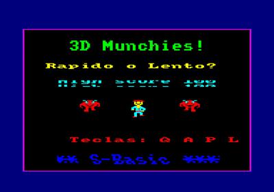 3D Munchies! - Screenshot - Game Title Image