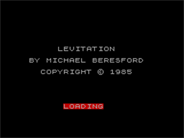 The Secret of Levitation - Screenshot - Game Title Image