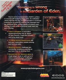 Project Eden - Box - Back Image