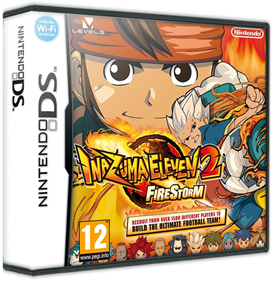 Inazuma Eleven 2: Firestorm - Box - 3D Image