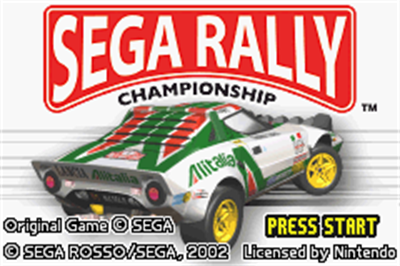 Sega Rally Championship - Screenshot - Game Title Image