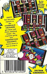 Dizzy Panic - Box - Back Image