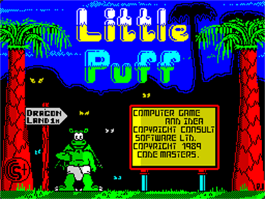 Little Puff in Dragonland  - Screenshot - Game Title Image