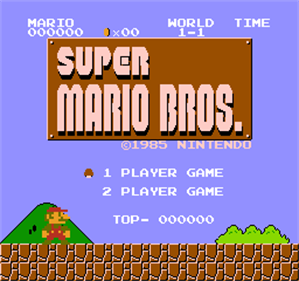 Giant Mario Bros. - Screenshot - Game Title Image
