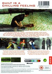 Indigo Prophecy - Box - Back Image