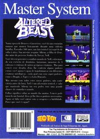Altered Beast - Box - Back Image