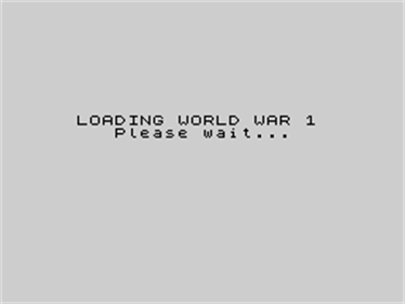 World War I - Screenshot - Game Title Image