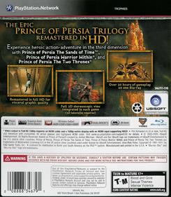Prince of Persia Trilogy - Box - Back Image