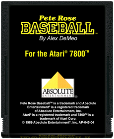 Pete Rose Baseball - Cart - Front Image