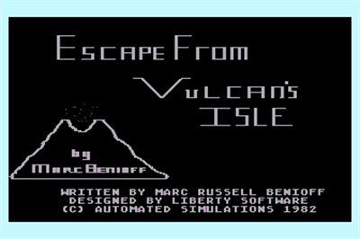 Escape from Vulcan's Isle - Screenshot - Game Title Image
