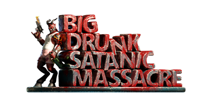 Big Drunk Satanic Massacre - Clear Logo Image