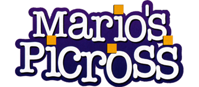 Mario's Picross - Clear Logo Image