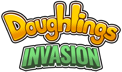 Doughlings: Invasion - Clear Logo Image