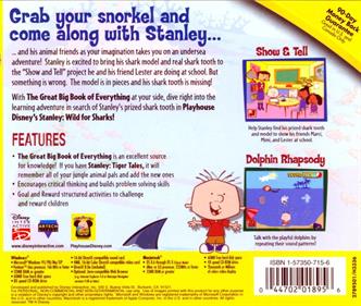 Playhouse Disney's Stanley: Wild for Sharks! - Box - Back Image