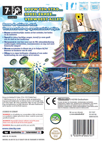 SimCity Creator - Box - Back Image