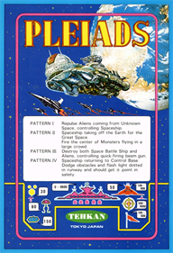 Pleiads - Arcade - Controls Information Image