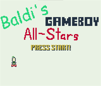 Baldi's Gameboy All-Stars - Screenshot - Game Title Image