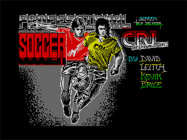 Professional Soccer - Screenshot - Game Title Image