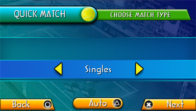 VT Tennis - Screenshot - Game Select Image