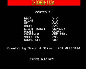 Chichen Itza - Screenshot - Game Select Image
