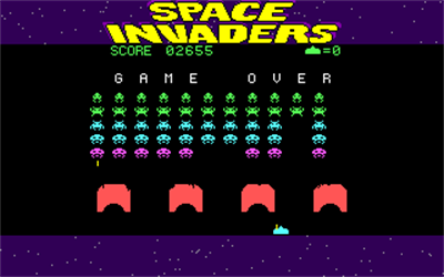 Space Invaders - Screenshot - Game Over Image