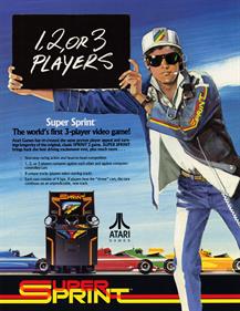 Super Sprint - Advertisement Flyer - Front Image