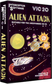Alien Attack - Box - 3D Image