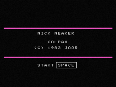 Nick Neaker - Screenshot - Game Title Image