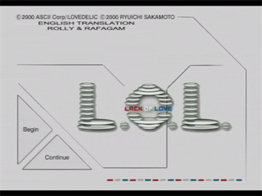 L.O.L.: Lack of Love - Screenshot - Game Title Image