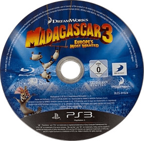 Madagascar 3: The Video Game - Disc Image